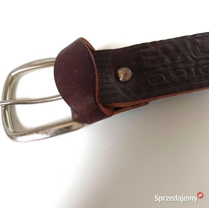 Pasek skóra Lotus Origianl Jeans z PRL Łódź