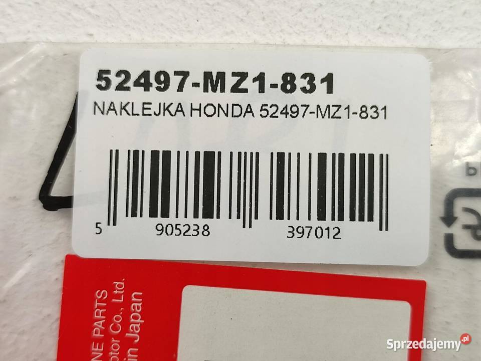 NAKLEJKA SHOWA L BOCZEK HONDA CB1300F SUPER FOUR osobowe