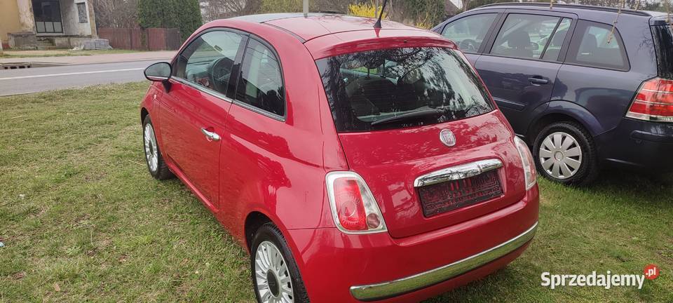 Fiat 500 12benzpanorama dach klimatyzacja Pszczyna