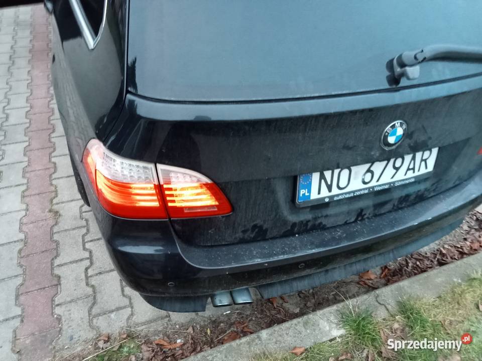 Sprzedam BMW seria 5 523i 25l 190 czarny i5 Samochody osobowe Olsztyn