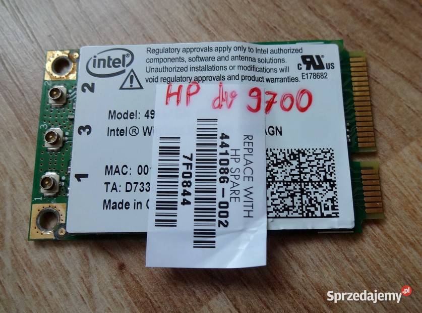 WiFi 4965AGN MM2 do laptopa HP Pavilion 9700 Szczecin