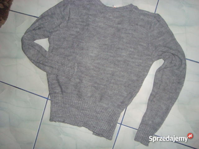 Sweter szary rozpinany 3637 długi mazowieckie Ostrołęka