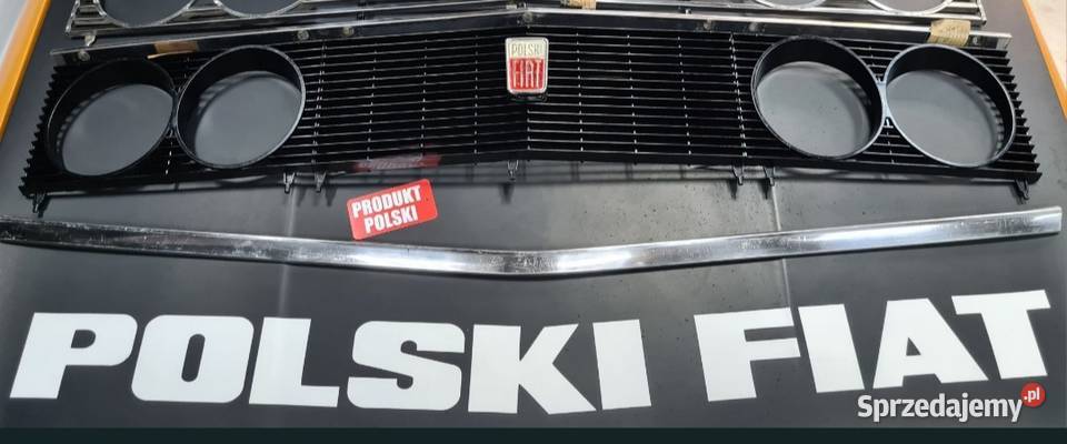 Nowy grill Atrapa polski fiat 125p klasyk osobowe Mszana
