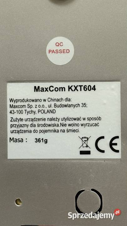 Telefon stacjonarny MaxCom Lublin