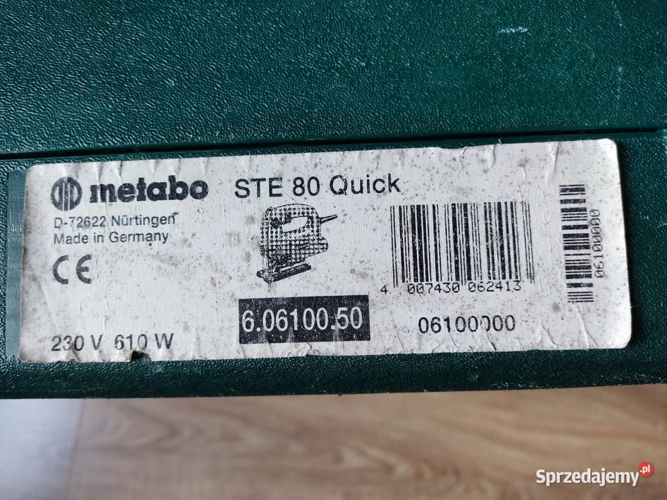 Walizka narzędziowa Metabo STE 80 Quick Głuchołazy sprzedam