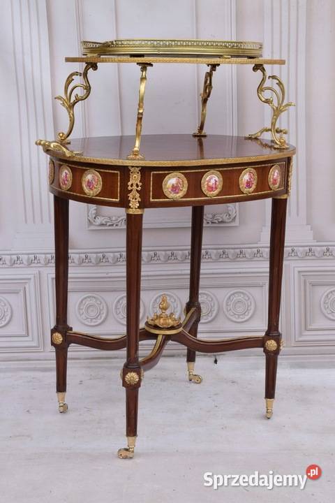 Barokowy Barek na Kołach Stolik Piętrowy Stoliki kawowe i ławy sprzedam