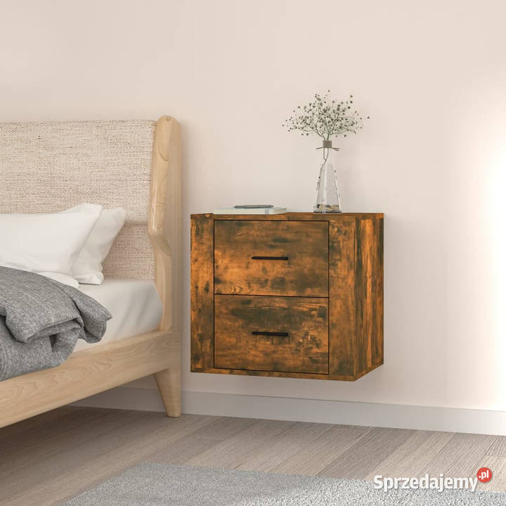 Wisząca szafka nocna przydymiony dąb 50x36x47 Pozostałe mazowieckie