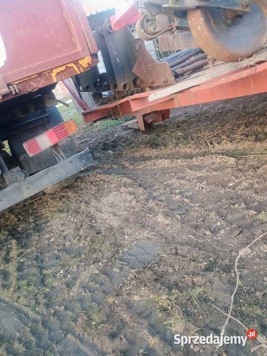 Przyczepa dłużyca do bel słomy siana śląskie Skrzydłowice