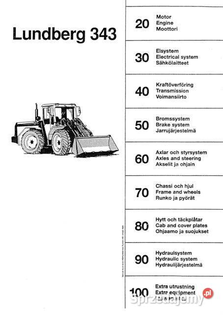 Valmet 343 ładowarka katalog czesci Kielce