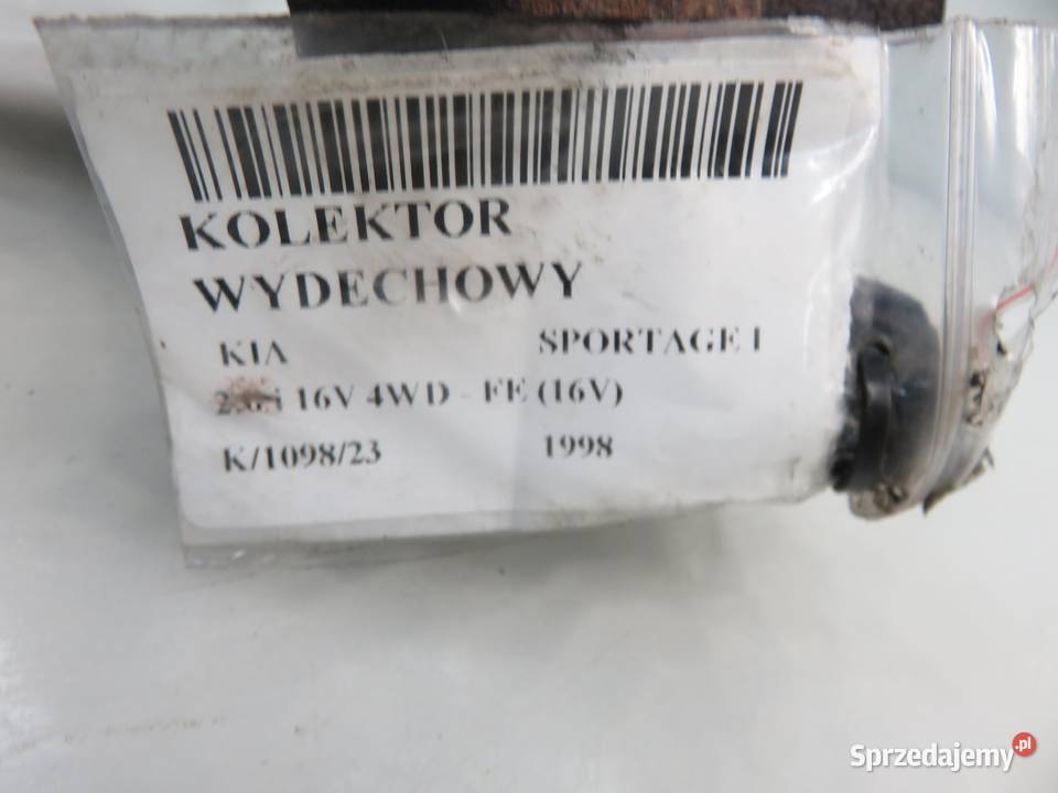 KOLEKTOR WYDECHOWY KIA SPORTAGE I 20 i 16V małopolskie