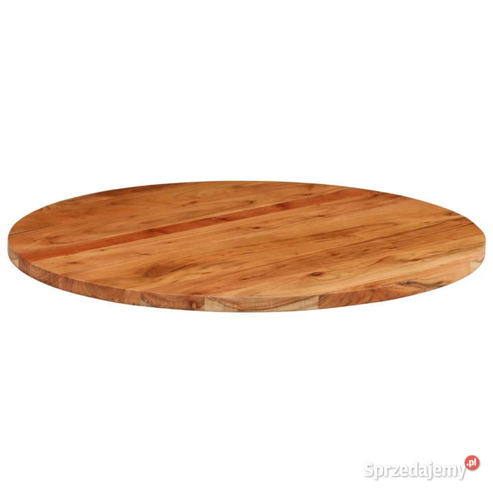 Blat do stolika 70x38 okrągły lite drewno mazowieckie