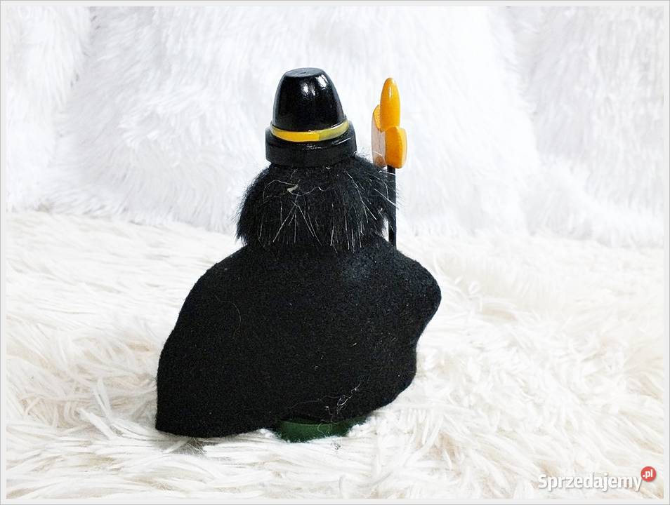 Stara figurka drewniana Strażnik na Święta Dekoracje i ozdoby lubuskie Żary