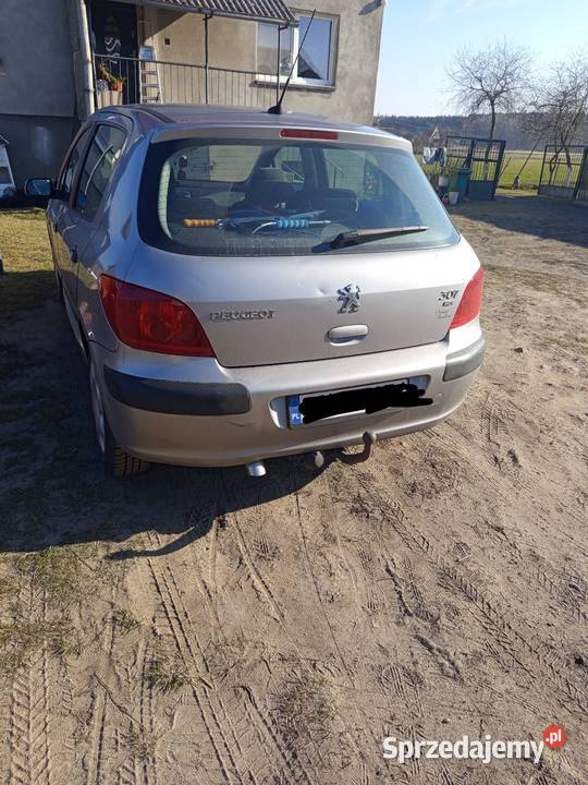 Peugeot 307 kujawsko-pomorskie Lubania-Lipiny