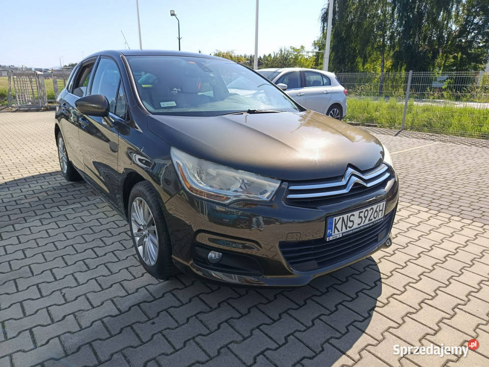 Citroen C4 16 benzyna 156 serwis ASO wyposażenie tempomat małopolskie Nowy Sącz