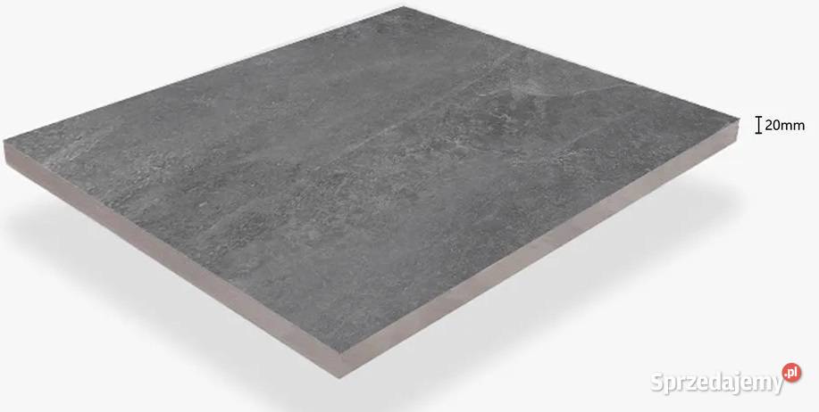 GRUBE 2 PŁYTY TARASOWE 60X60 SZARY GRAFIT gat1 Łask