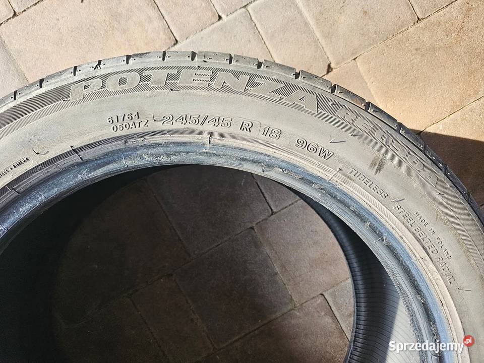 Opony Bridgestone 24545 R18 96W komplet 4 sztuki Rybnik