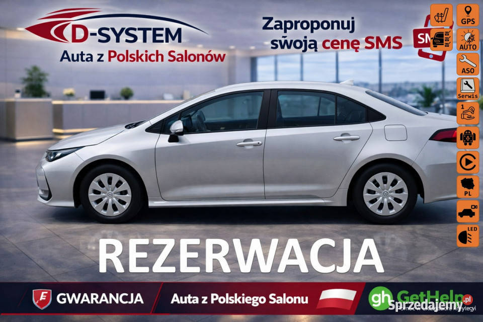 Toyota Corolla 2021 Salon Polska 1Właściciel podlaskie Białystok