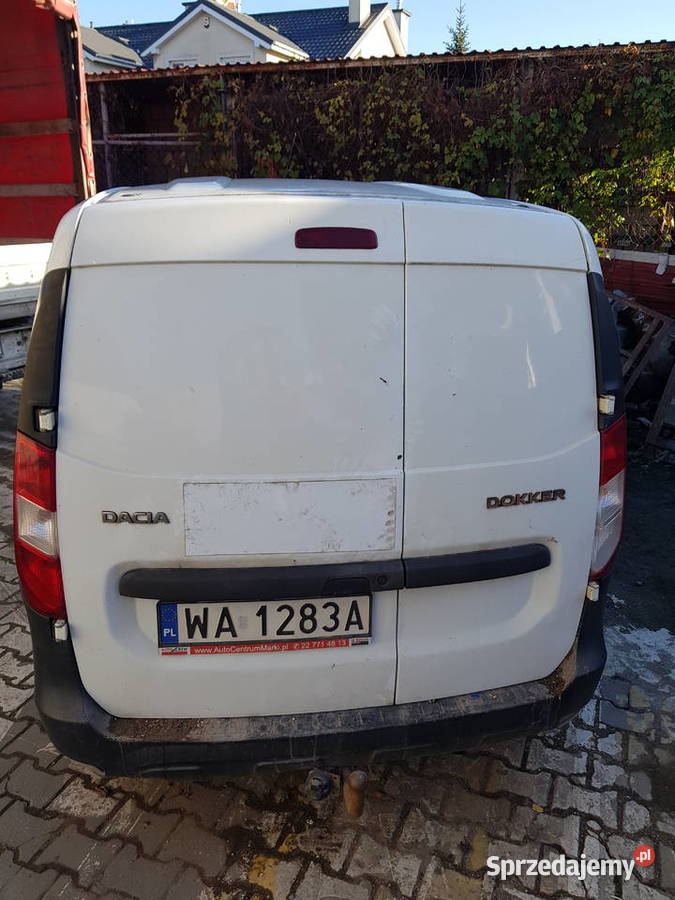 Syndyk sprzeda DACIA DOKKER SD WA 1283A mazowieckie Warszawa