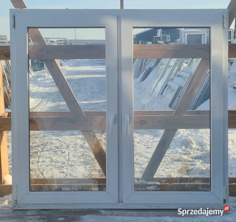 OKNA KacprzaK 153X138 OKNO Używane Plastikowe Okna ścienne Siedlce