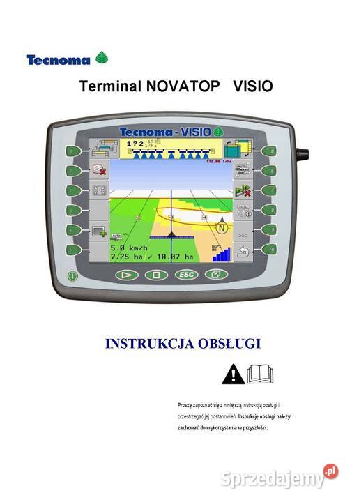 TECNOMA VISIO NovatopTerminal Instrukcja Szamotuły sprzedam