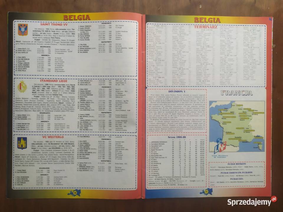 Skarb kibica Ligi w Europie sezon 19992000 Czasopisma Łódź