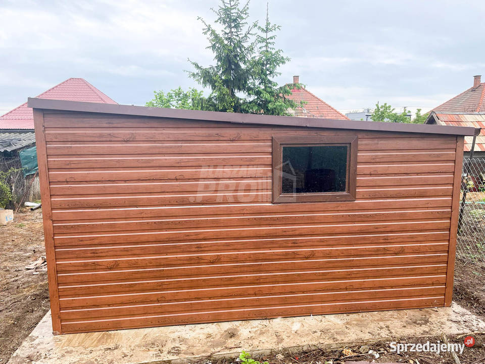 Domek ogrodowy Garaz 6x4m Brama dwuskrzydłowa podkarpackie Przemyśl