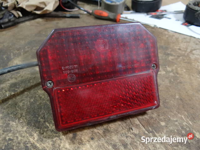 lampa tył simson SR50 org DDR USZKODZONA Lampy tylne Żary