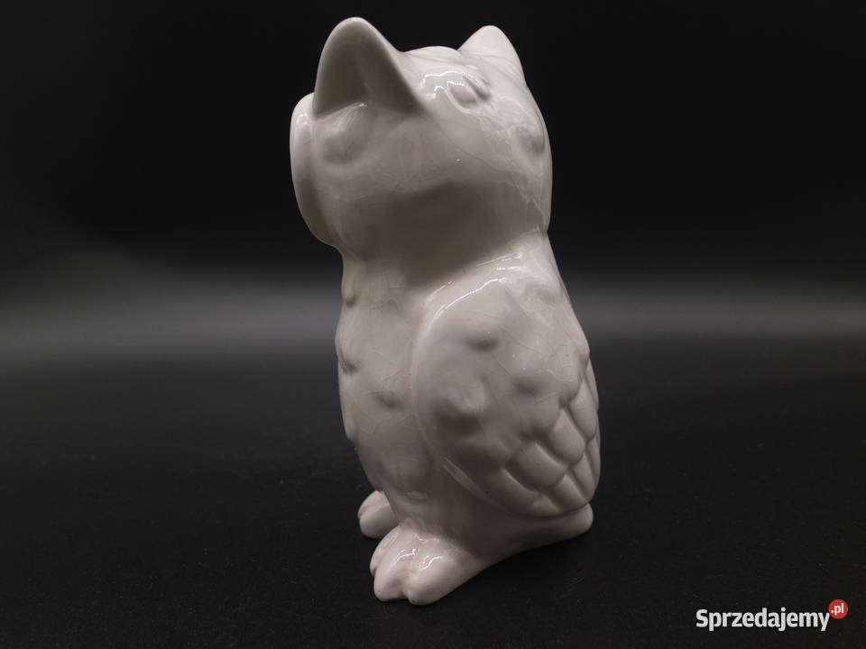 Ceramiczna figurka sowa Porcelana i szkło Raszków sprzedam