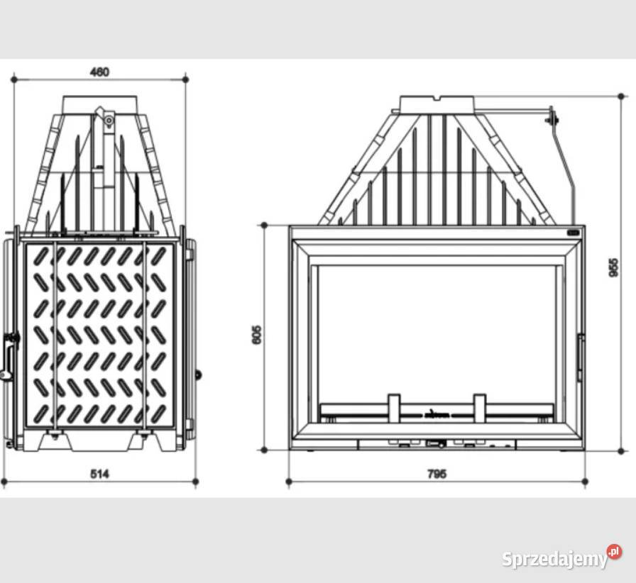 Wkład Kominkowy INVICTA 800 GRANDE VISION z Wkłady kominowe wielkopolskie Poznań