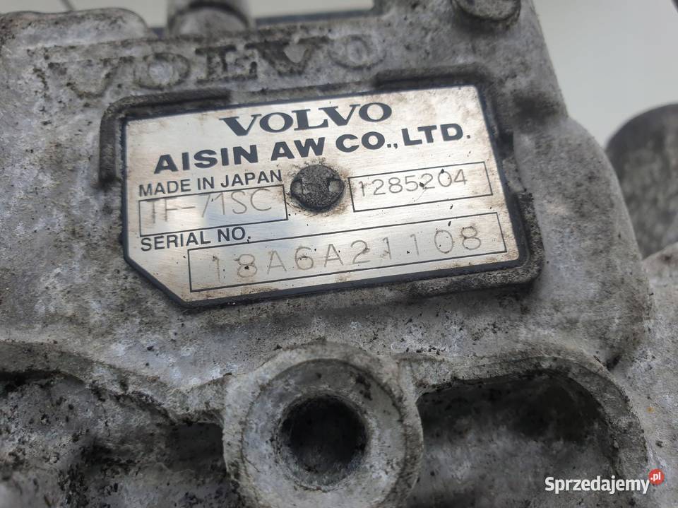 AUTOMATYCZNA SKRZYNIA BIEGÓW Volvo S60 V60 II 20 Rudka