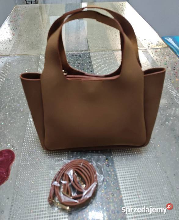Torebka ze skóry zamszowej Louis Vuitton kolor wielkopolskie Poznań