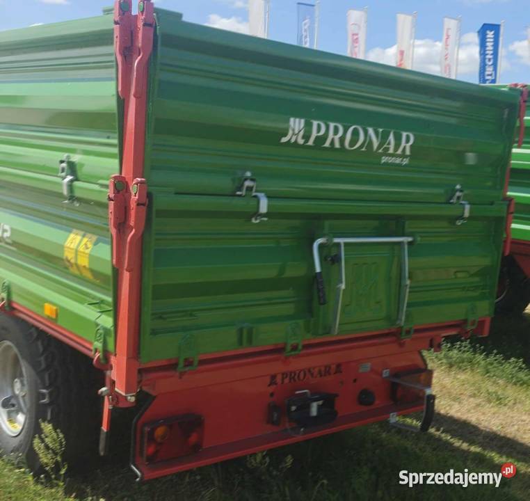 Przyczepa PRONAR 48t T6542 nowa podwjone burty nieuszkodzony łódzkie Łowicz sprzedam