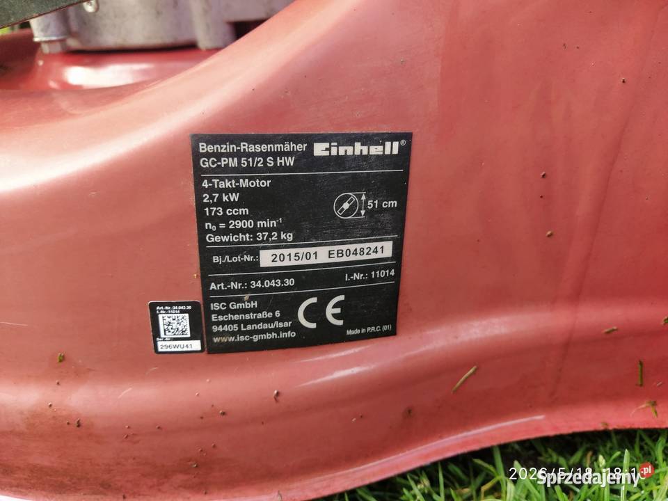 Kosiarka einhell 51 Bogoria