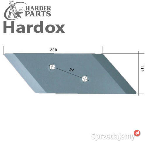 Dłuto 100ha HARDOX 925130211L części do pługa Suwałki