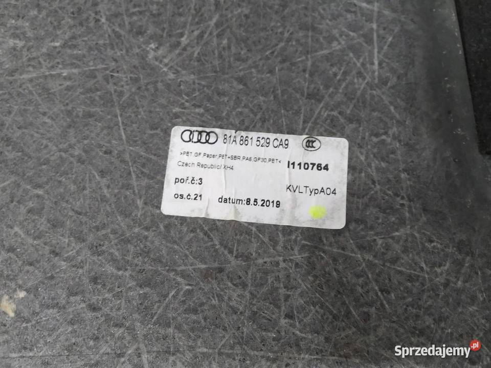 PODŁOGA BAGAŻNIKA DYWAN WYKŁADZINA 81A861529CA