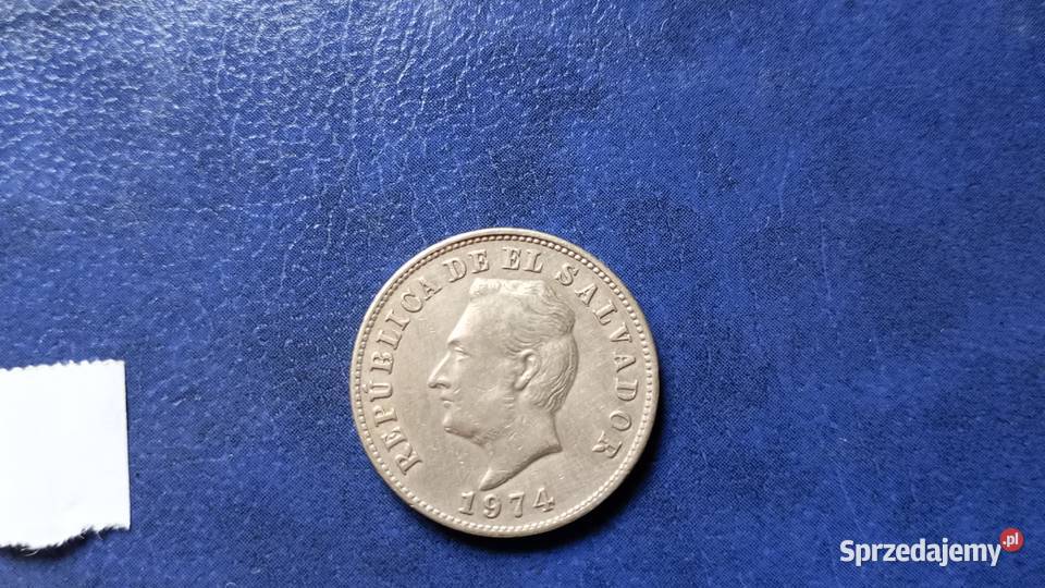 Stare monety 5 centavo 1974 Salwador podkarpackie Lesko