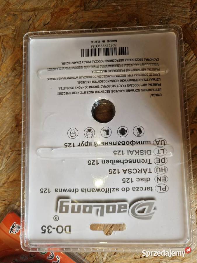 TARCZA DO SZLIFOWANIA DREWNA PŁASKA CZARNA 125MM wielkopolskie