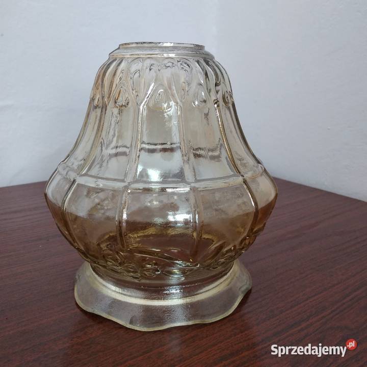 klosz szklany PRL Bukowno