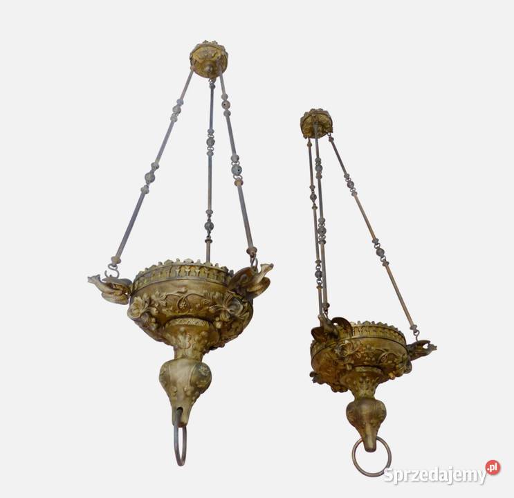 2 x lampa wieczna XIX w Kraków