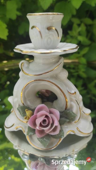 Porcelana zdobiona motywem róż Pabianice