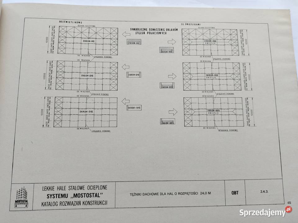 Katalog rozwiązań konstrukcji hal OBT OTP OTW