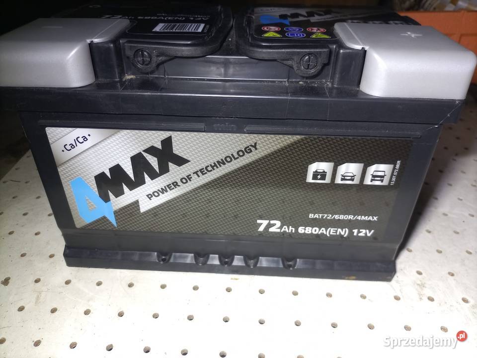 Akumulator 72ah używany stan idealny osobowe Strażów