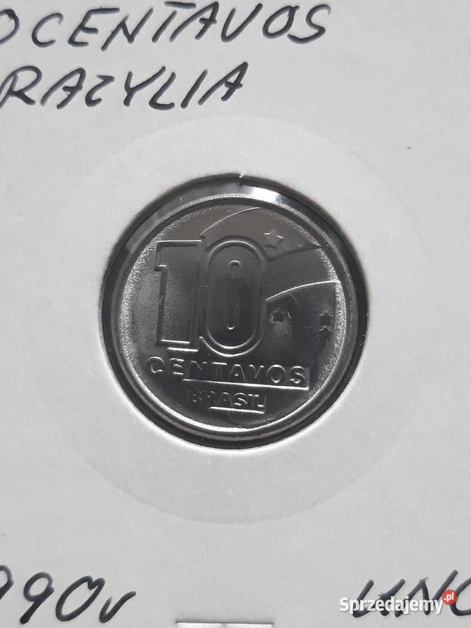 10 Centawos Brazylia 1990 r mennicze Konin