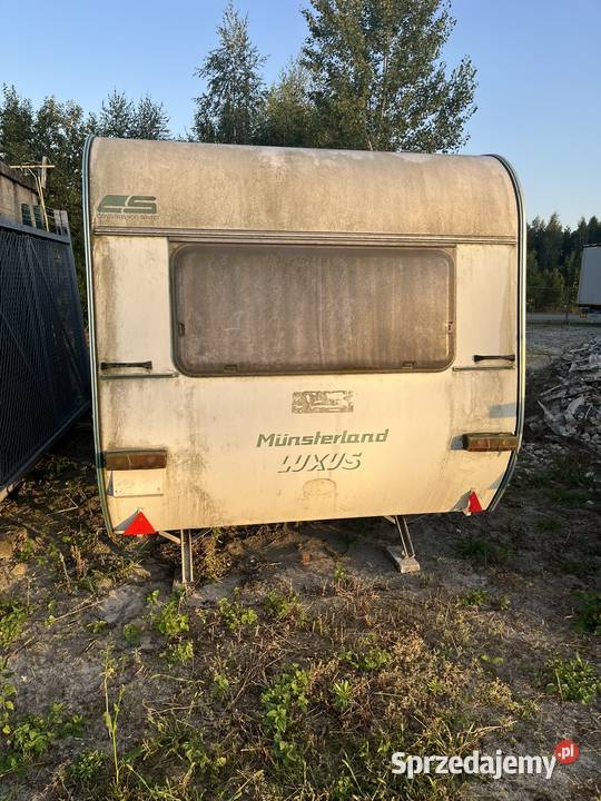 przyczepa kempingowa do postawienia na działkę Motoryzacja Końskowola