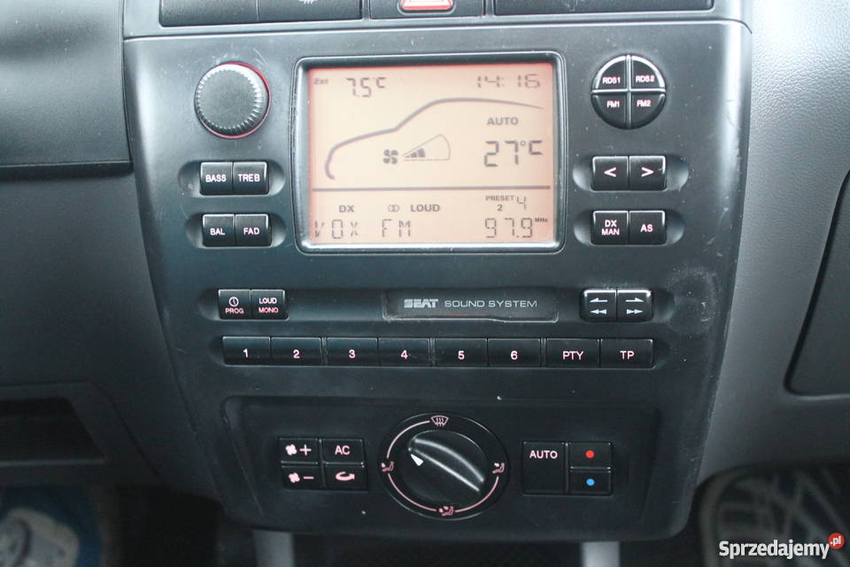 Seat Ibiza II FL 14 klima lakier metallic łódzkie Pabianice