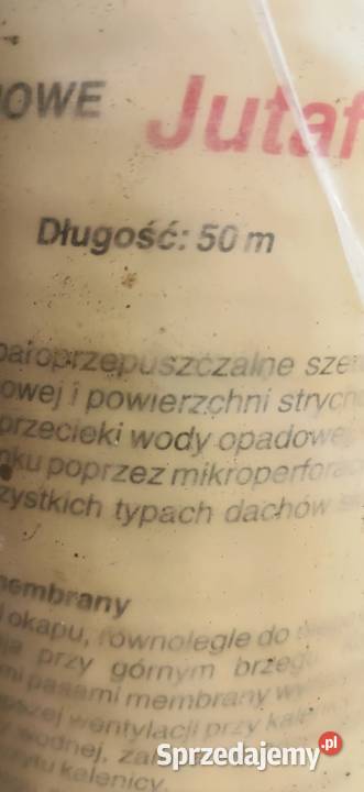 Folia paroprzepuszczalna Pokrycia dachowe