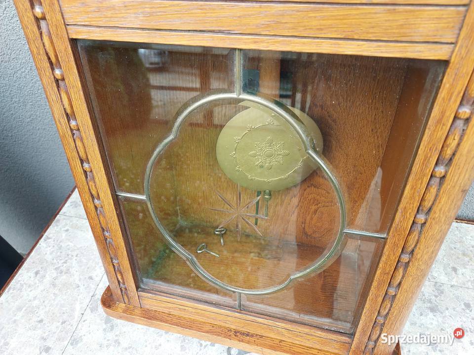 205 Stary zegar ścienny Mauthe FMS ładny sprawny Antyki Tczew sprzedam