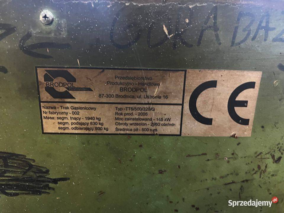 trak tarczowy brodpol TT5500320G 2005r dolnośląskie