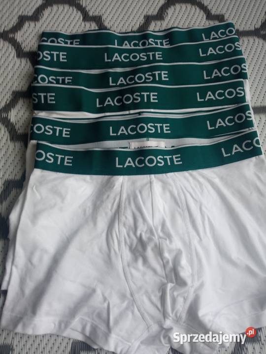 Bokserki męskie Lacoste białe 6 patrz fotki i Bydgoszcz