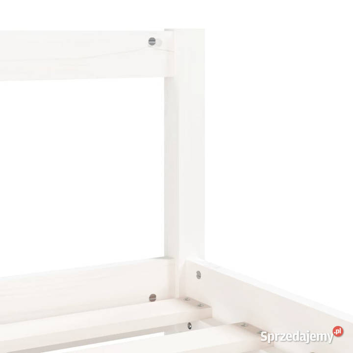 Rama łóżka dzieci biała 90x200 drewno sosnowe sprzedam